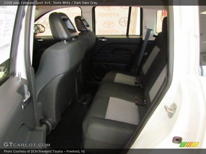 Stone White / Dark Slate Gray 2008 Jeep Compass Sport 4x4