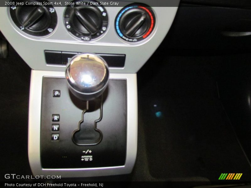 Stone White / Dark Slate Gray 2008 Jeep Compass Sport 4x4