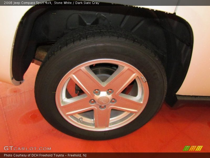 Stone White / Dark Slate Gray 2008 Jeep Compass Sport 4x4