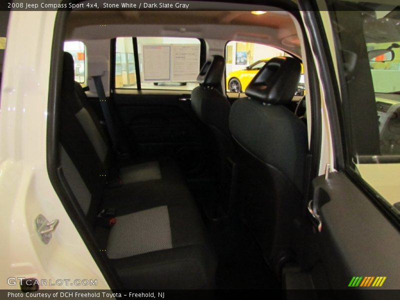 Stone White / Dark Slate Gray 2008 Jeep Compass Sport 4x4