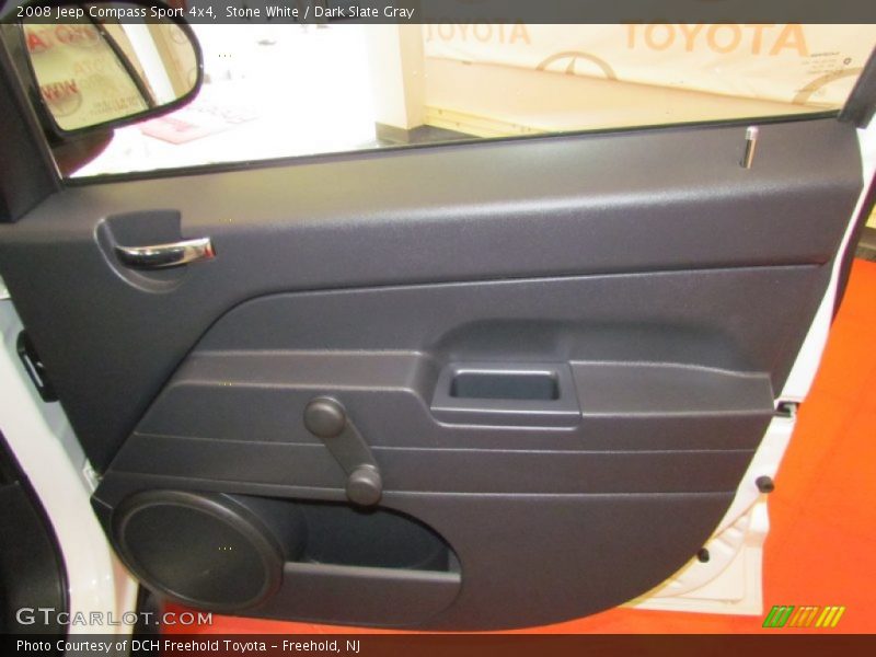 Stone White / Dark Slate Gray 2008 Jeep Compass Sport 4x4