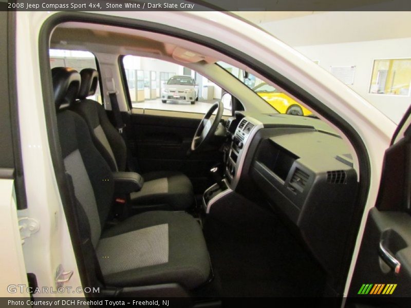 Stone White / Dark Slate Gray 2008 Jeep Compass Sport 4x4