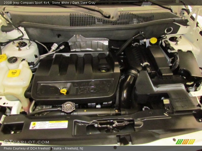 Stone White / Dark Slate Gray 2008 Jeep Compass Sport 4x4
