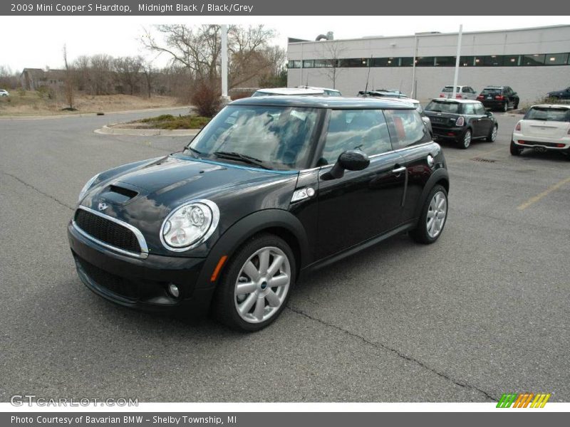 Midnight Black / Black/Grey 2009 Mini Cooper S Hardtop