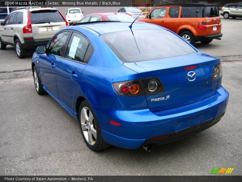 Winning Blue Metallic / Black/Blue 2006 Mazda MAZDA3 s Sedan
