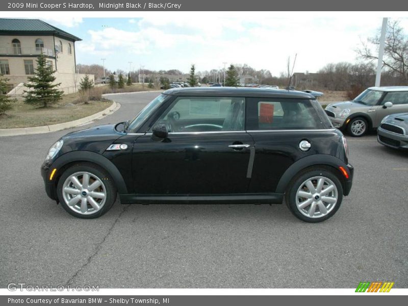 Midnight Black / Black/Grey 2009 Mini Cooper S Hardtop