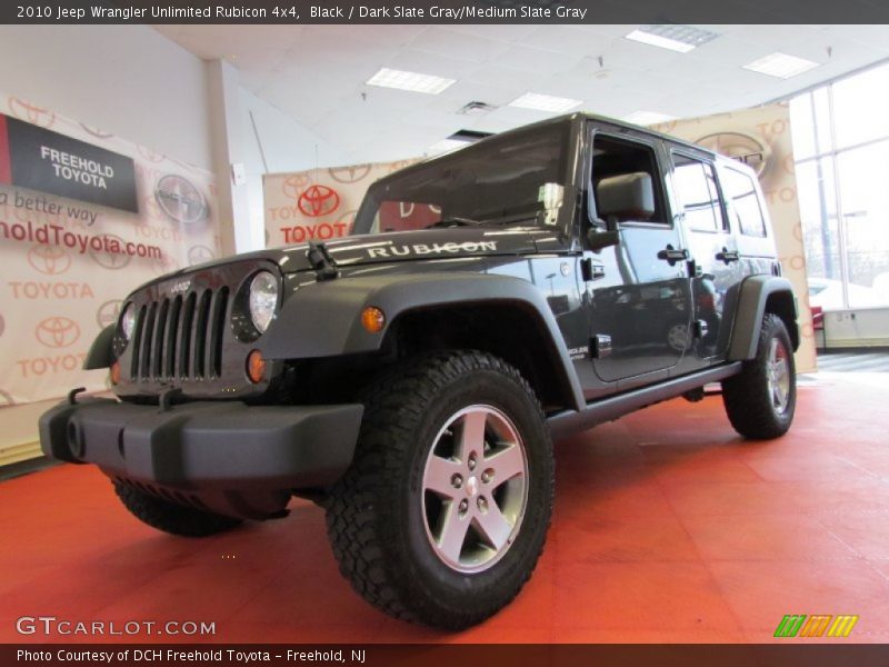 Black / Dark Slate Gray/Medium Slate Gray 2010 Jeep Wrangler Unlimited Rubicon 4x4