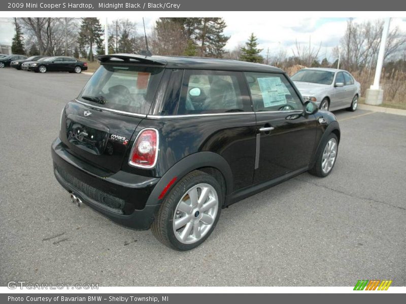 Midnight Black / Black/Grey 2009 Mini Cooper S Hardtop
