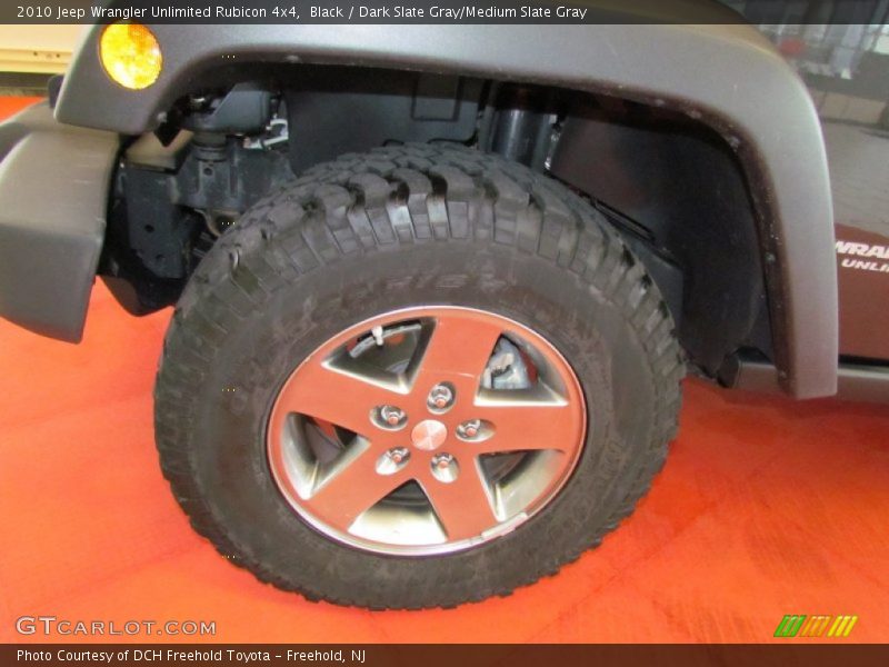 Black / Dark Slate Gray/Medium Slate Gray 2010 Jeep Wrangler Unlimited Rubicon 4x4