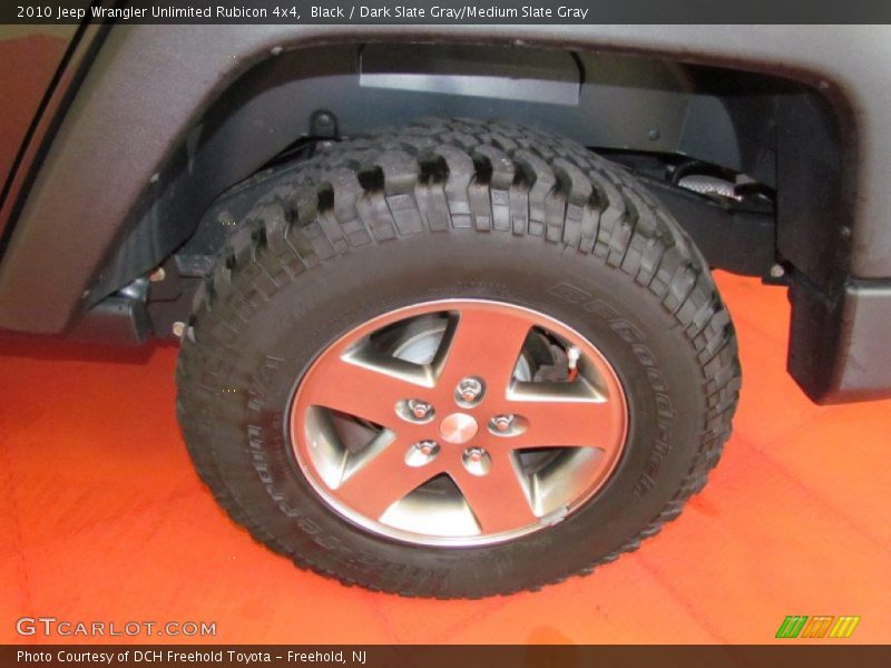 Black / Dark Slate Gray/Medium Slate Gray 2010 Jeep Wrangler Unlimited Rubicon 4x4