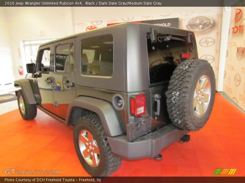Black / Dark Slate Gray/Medium Slate Gray 2010 Jeep Wrangler Unlimited Rubicon 4x4