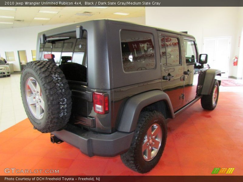 Black / Dark Slate Gray/Medium Slate Gray 2010 Jeep Wrangler Unlimited Rubicon 4x4