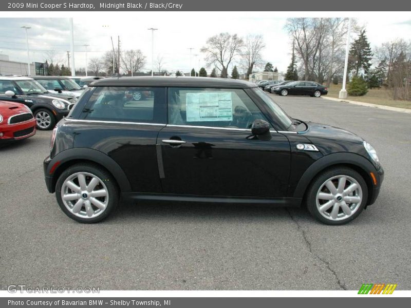 Midnight Black / Black/Grey 2009 Mini Cooper S Hardtop