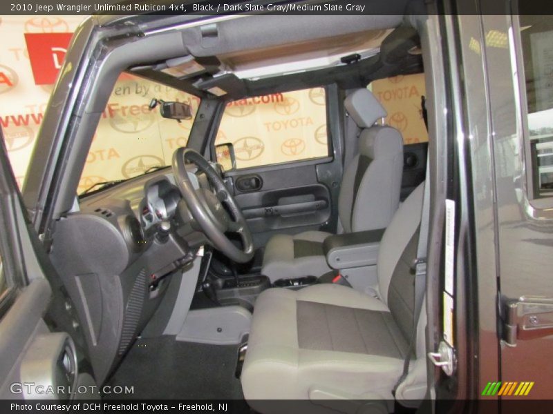 Black / Dark Slate Gray/Medium Slate Gray 2010 Jeep Wrangler Unlimited Rubicon 4x4