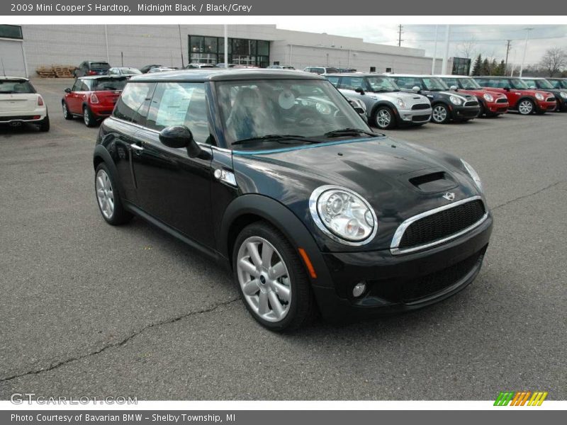 Midnight Black / Black/Grey 2009 Mini Cooper S Hardtop