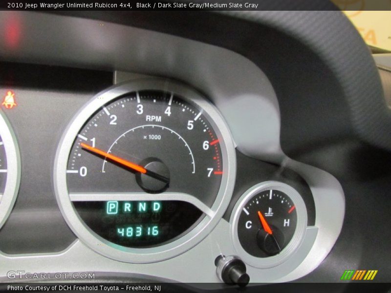 Black / Dark Slate Gray/Medium Slate Gray 2010 Jeep Wrangler Unlimited Rubicon 4x4