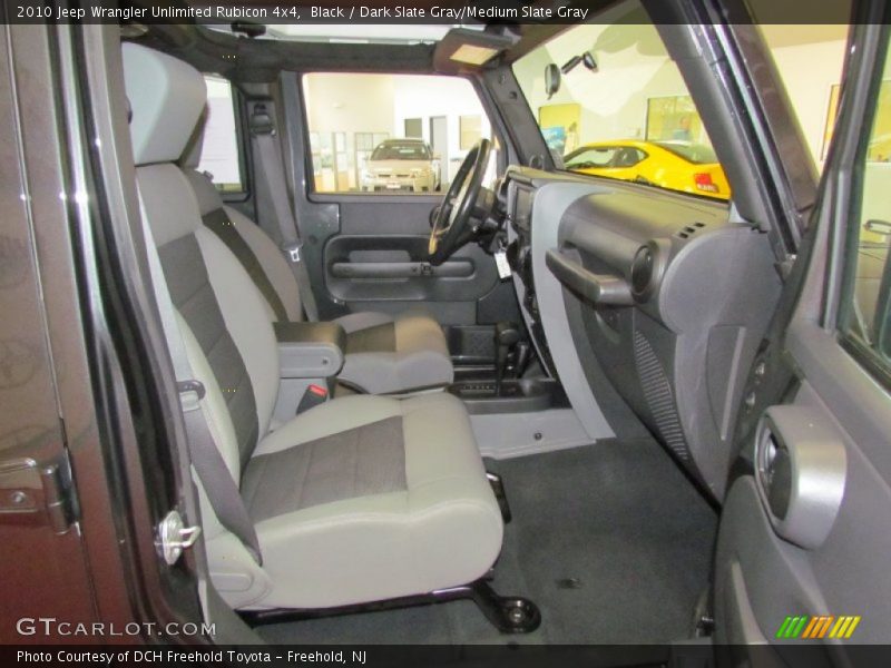 Black / Dark Slate Gray/Medium Slate Gray 2010 Jeep Wrangler Unlimited Rubicon 4x4