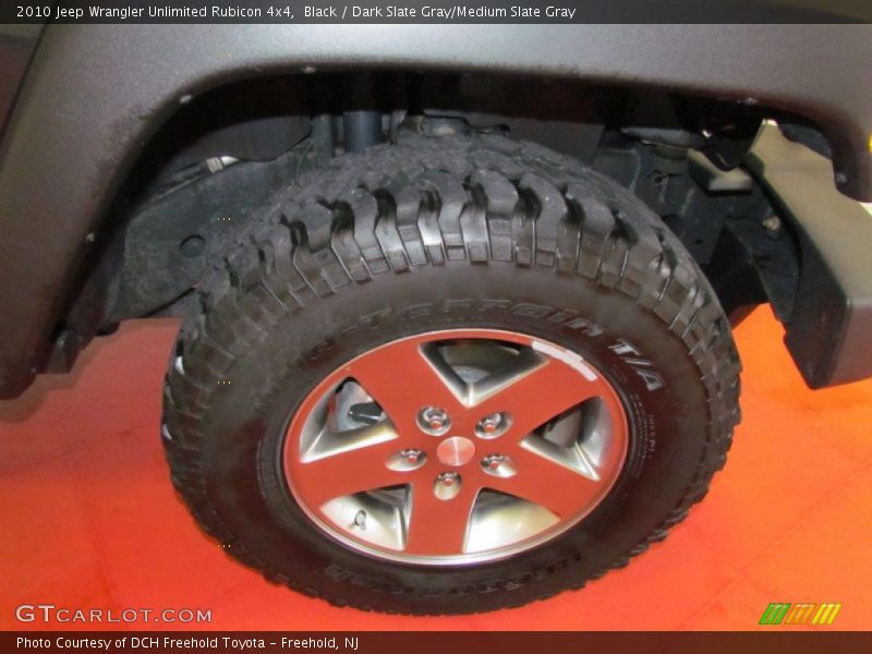 Black / Dark Slate Gray/Medium Slate Gray 2010 Jeep Wrangler Unlimited Rubicon 4x4
