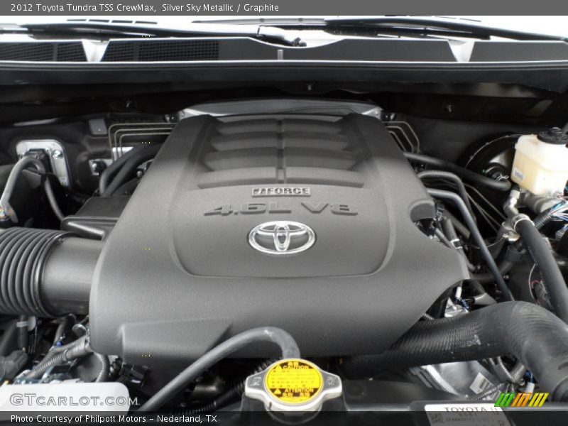  2012 Tundra TSS CrewMax Engine - 4.6 Liter DOHC 32-Valve Dual VVT-i V8