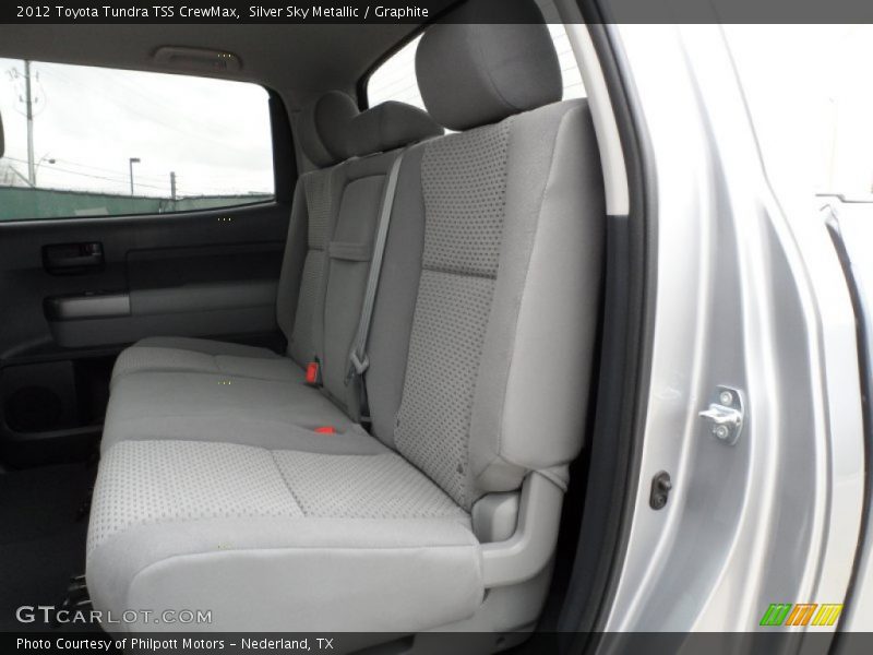 Rear Seat of 2012 Tundra TSS CrewMax