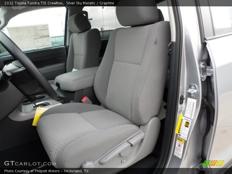 Front Seat of 2012 Tundra TSS CrewMax