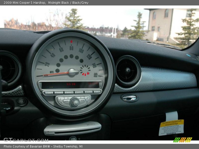 Midnight Black / Black/Grey 2009 Mini Cooper S Hardtop