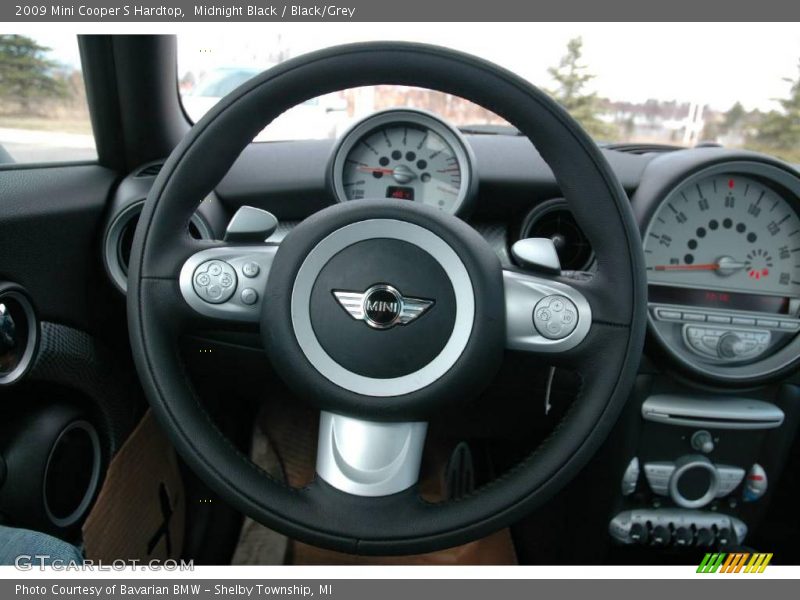 Midnight Black / Black/Grey 2009 Mini Cooper S Hardtop