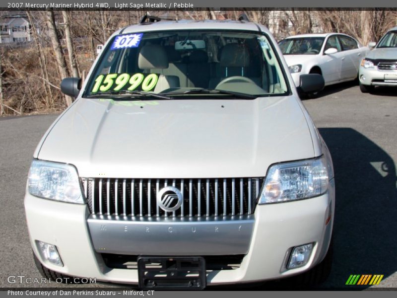 Light Sage Metallic / Pebble 2007 Mercury Mariner Hybrid 4WD