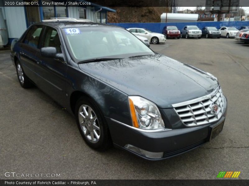 Grey Flannel / Shale/Cocoa 2010 Cadillac DTS