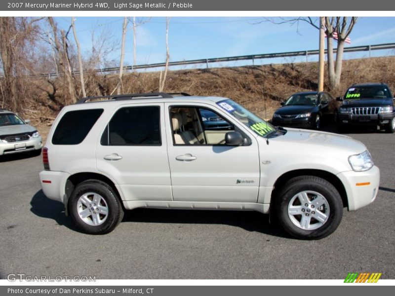 Light Sage Metallic / Pebble 2007 Mercury Mariner Hybrid 4WD