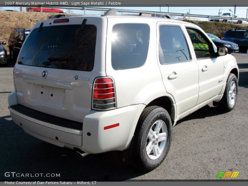 Light Sage Metallic / Pebble 2007 Mercury Mariner Hybrid 4WD