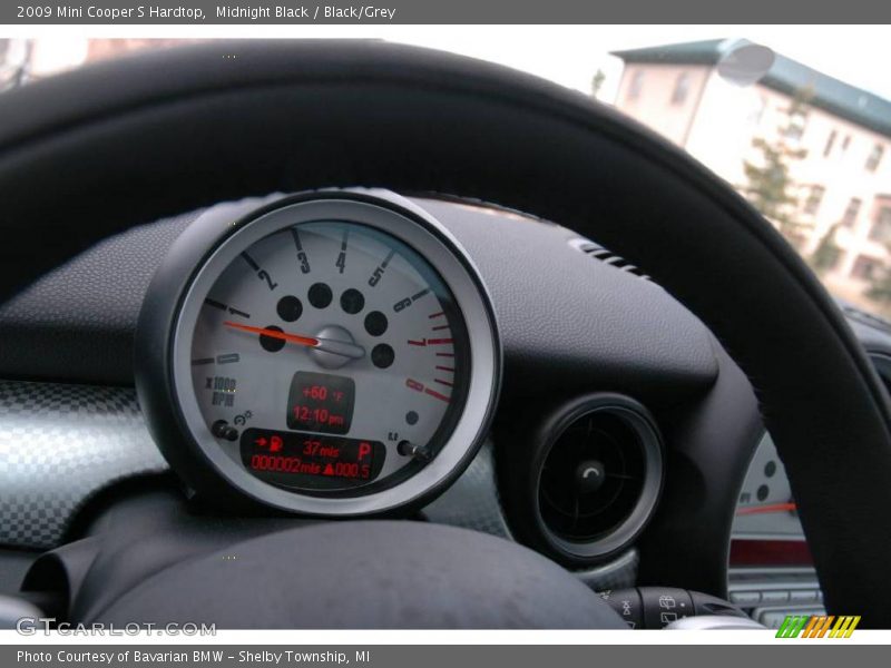 Midnight Black / Black/Grey 2009 Mini Cooper S Hardtop