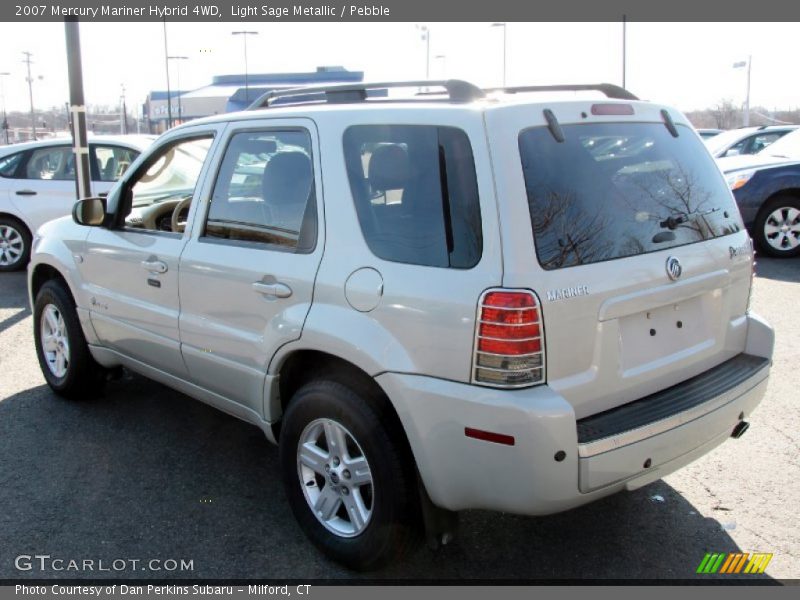 Light Sage Metallic / Pebble 2007 Mercury Mariner Hybrid 4WD