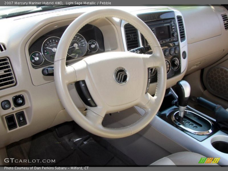 Light Sage Metallic / Pebble 2007 Mercury Mariner Hybrid 4WD