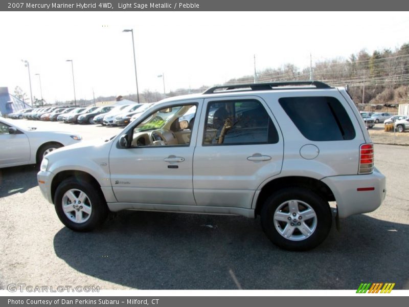 Light Sage Metallic / Pebble 2007 Mercury Mariner Hybrid 4WD