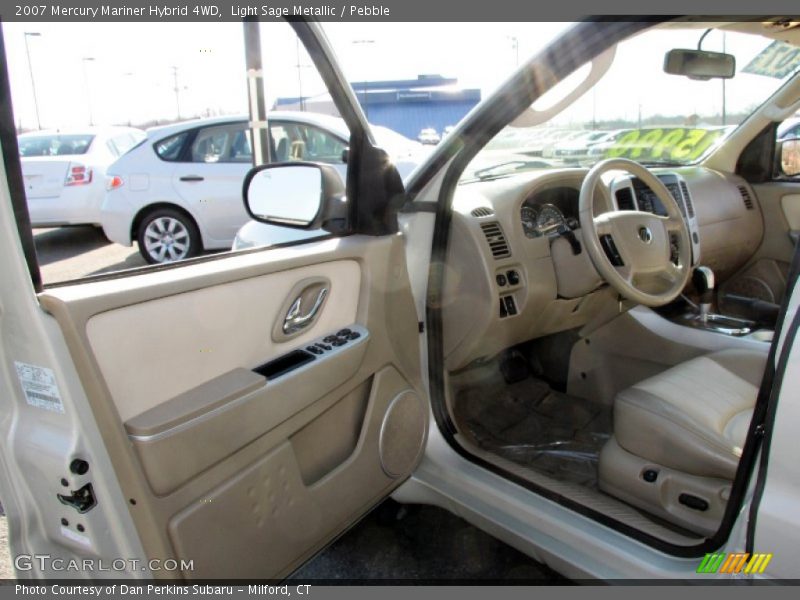 Light Sage Metallic / Pebble 2007 Mercury Mariner Hybrid 4WD