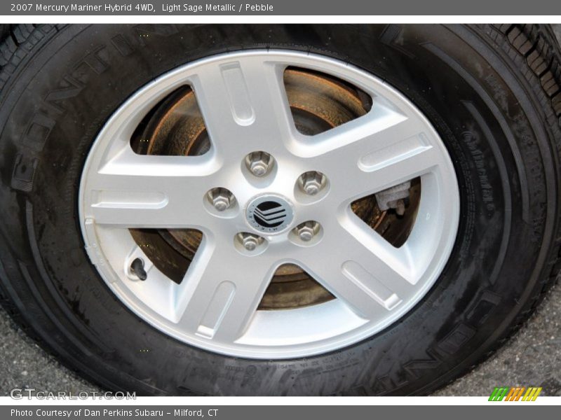 Light Sage Metallic / Pebble 2007 Mercury Mariner Hybrid 4WD