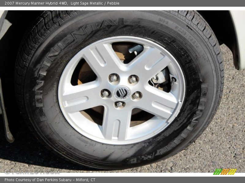 Light Sage Metallic / Pebble 2007 Mercury Mariner Hybrid 4WD