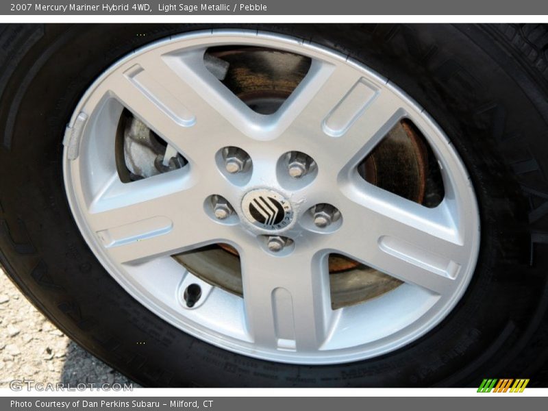 Light Sage Metallic / Pebble 2007 Mercury Mariner Hybrid 4WD