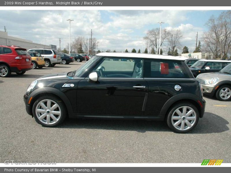 Midnight Black / Black/Grey 2009 Mini Cooper S Hardtop