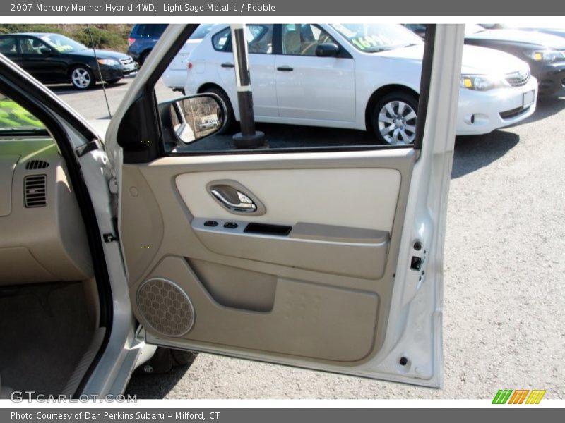 Light Sage Metallic / Pebble 2007 Mercury Mariner Hybrid 4WD