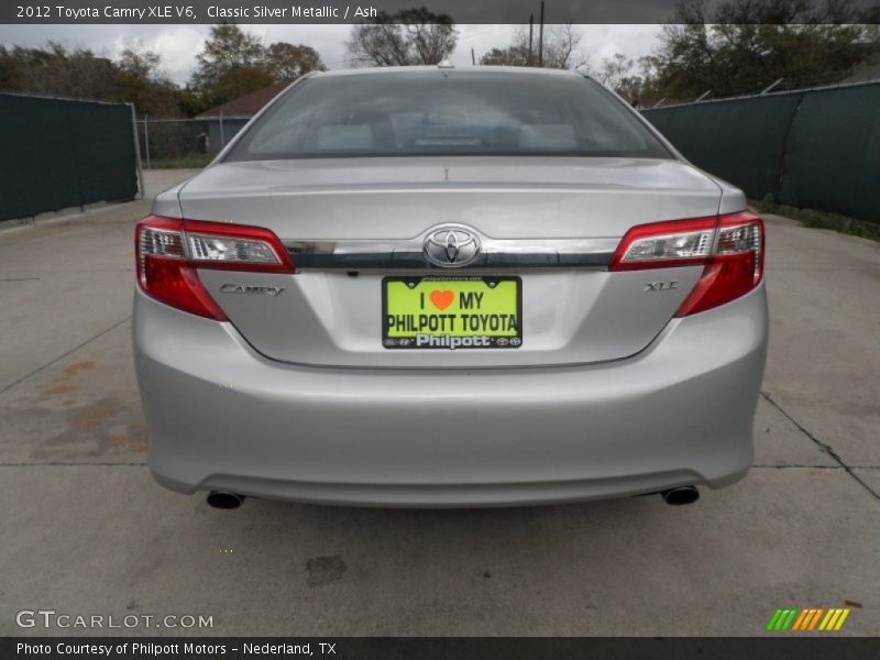 Classic Silver Metallic / Ash 2012 Toyota Camry XLE V6