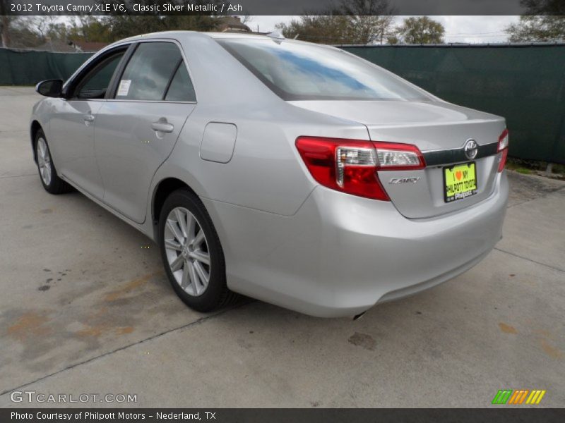 Classic Silver Metallic / Ash 2012 Toyota Camry XLE V6