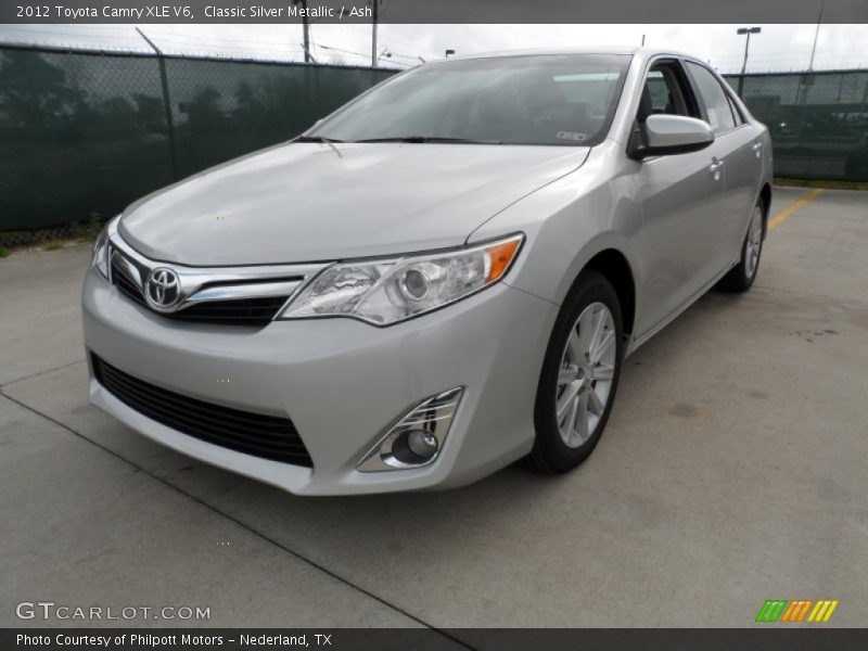 Classic Silver Metallic / Ash 2012 Toyota Camry XLE V6