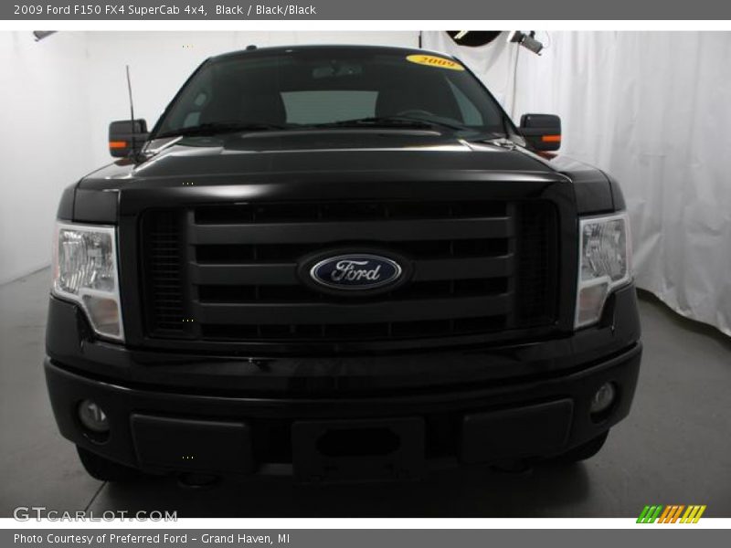 Black / Black/Black 2009 Ford F150 FX4 SuperCab 4x4