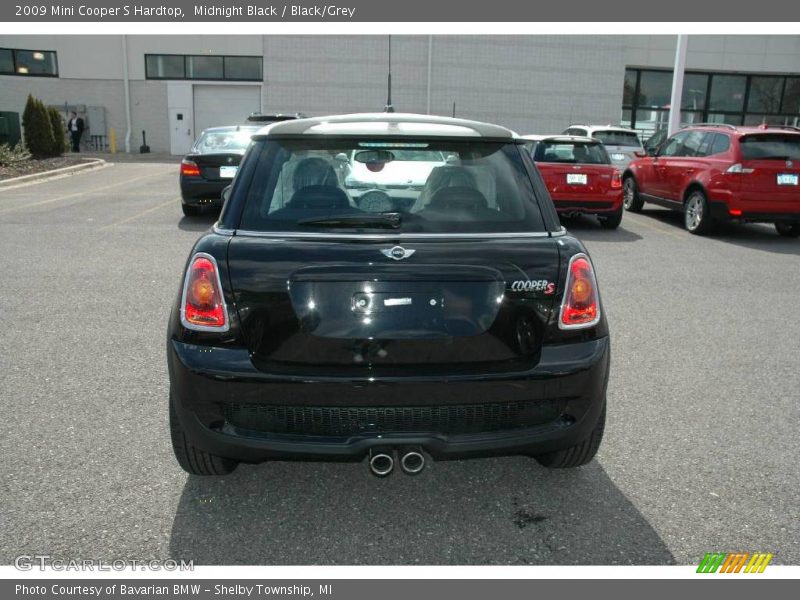 Midnight Black / Black/Grey 2009 Mini Cooper S Hardtop