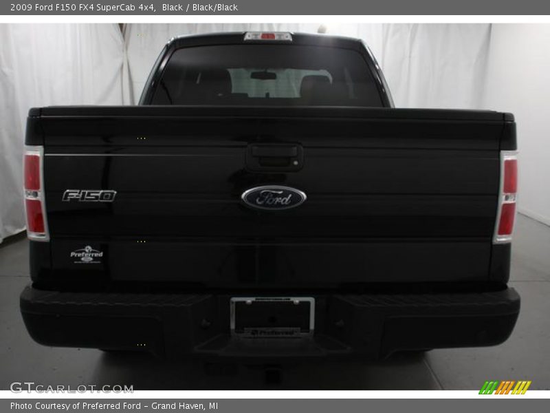 Black / Black/Black 2009 Ford F150 FX4 SuperCab 4x4