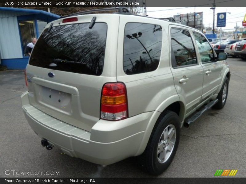 Gold Ash Metallic / Medium/Dark Pebble Beige 2005 Ford Escape Limited
