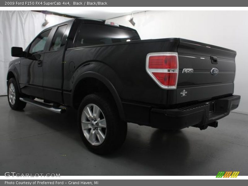 Black / Black/Black 2009 Ford F150 FX4 SuperCab 4x4