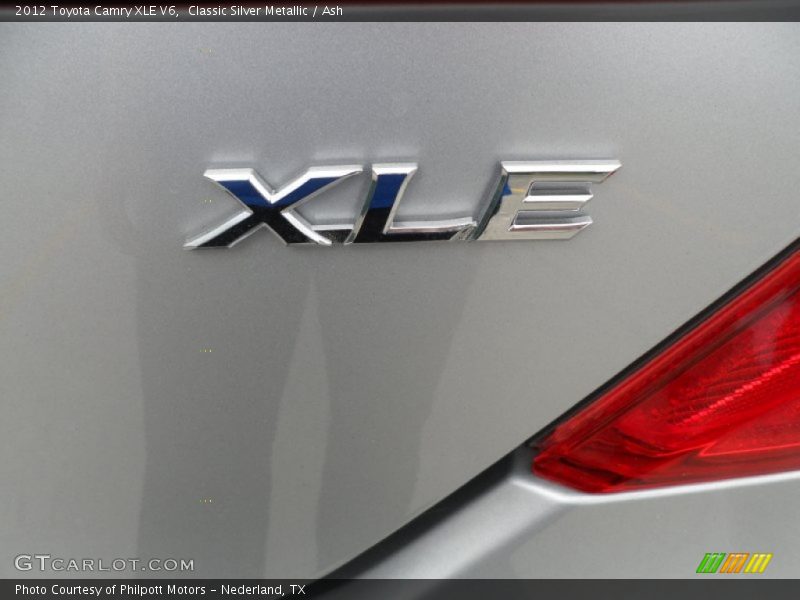 Classic Silver Metallic / Ash 2012 Toyota Camry XLE V6